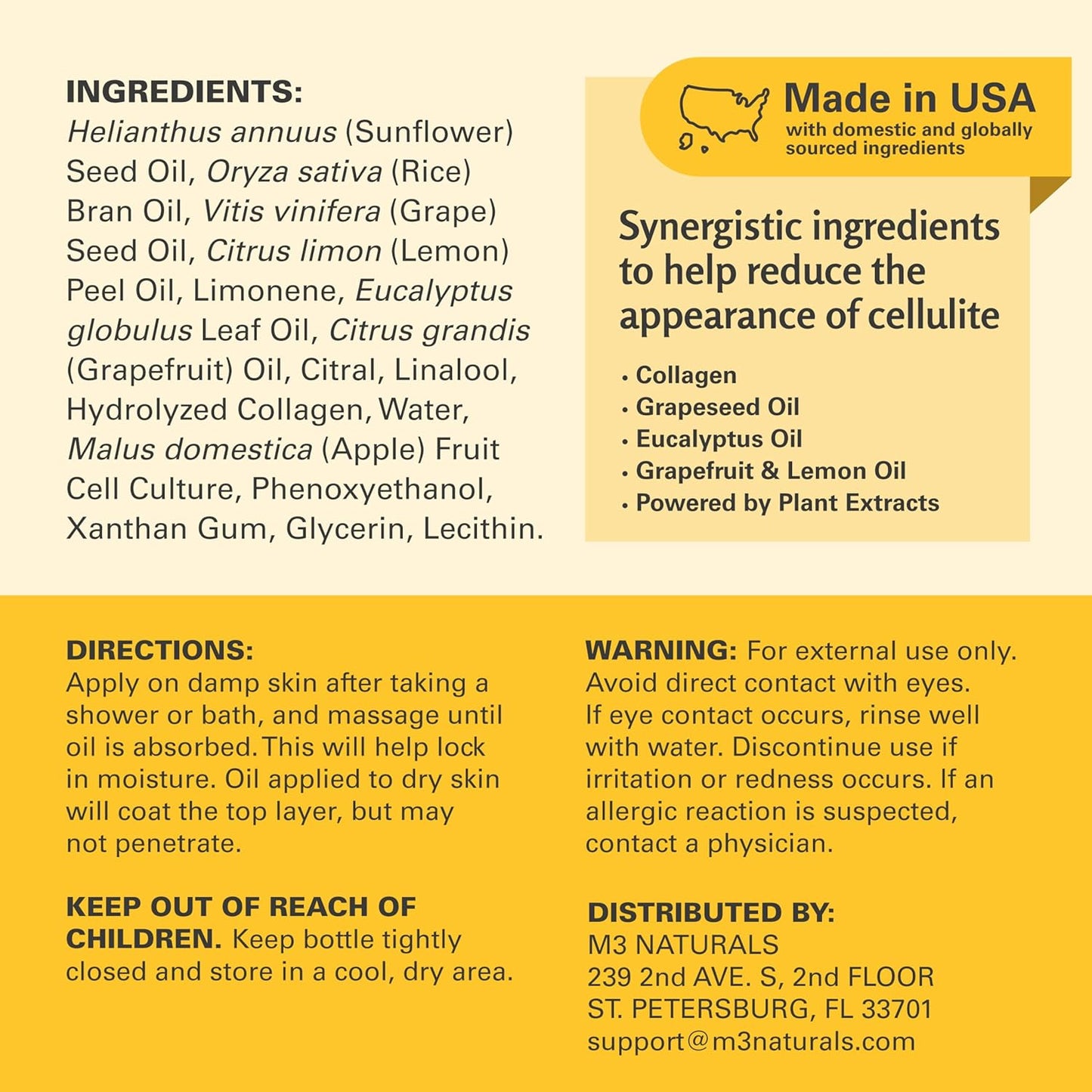 Anti Cellulite message oil